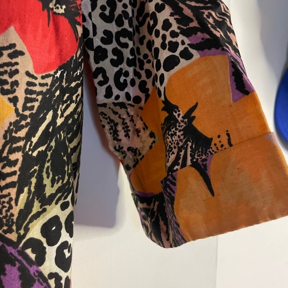 Animal Print/Floral Cardigan - Picture 6 of 6